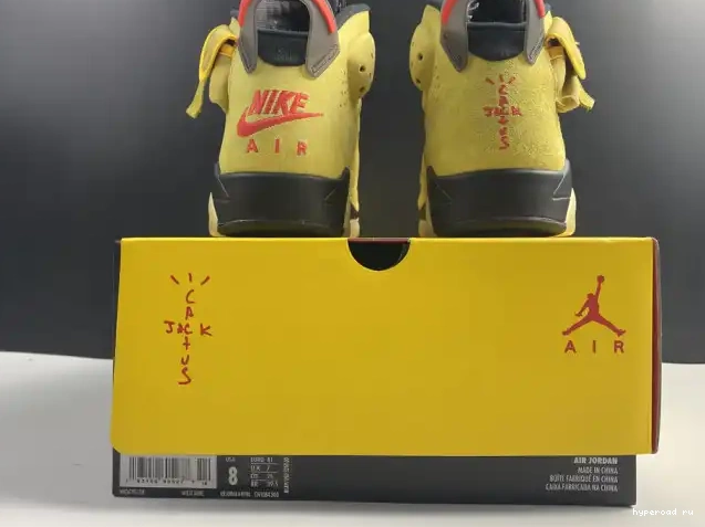 TRAVIS 6 SCOTT JORDAN YELLOW AIR CN1084-300 X 0415